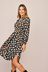 Long Jungle Dress with Daisies
